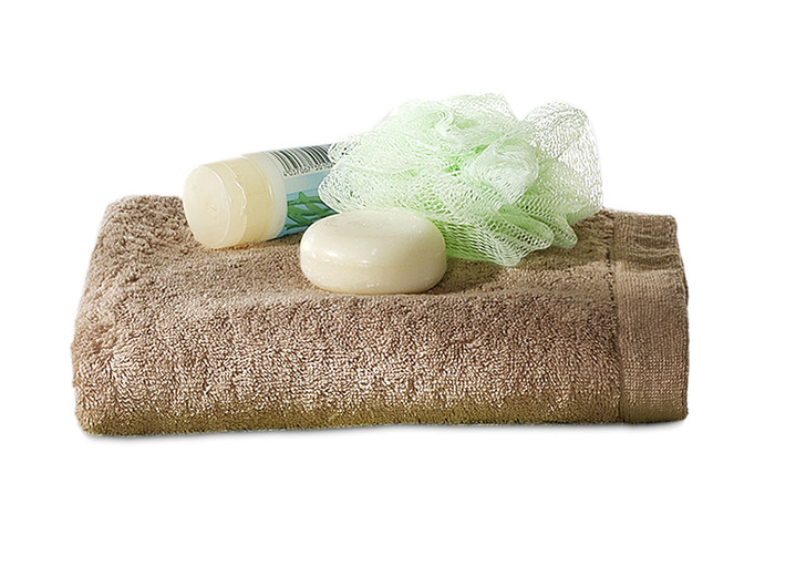 Handtücher - Walkfrottier-Serie aus reiner Baumwolle Ansicht 4 Handtücher - Walkfrottier-Serie aus reiner Baumwolle, in Größe 200 (Handtuch, 50/100 cm) bis 204 (Duschtuch, 70/140 cm), in Farbe TÜRKIS UNI Ansicht 4