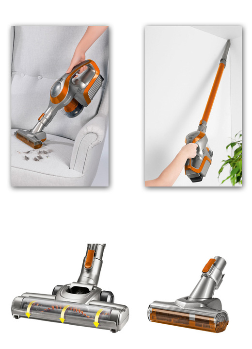 Haushalt - Akku-Handstaubsauger mit leistungsstarkem Akku, in Farbe KUPFER Ansicht 3