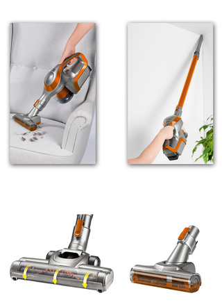 Haushalt - Akku-Handstaubsauger mit leistungsstarkem Akku, in Farbe KUPFER – Farbe KUPFER – Ansicht 