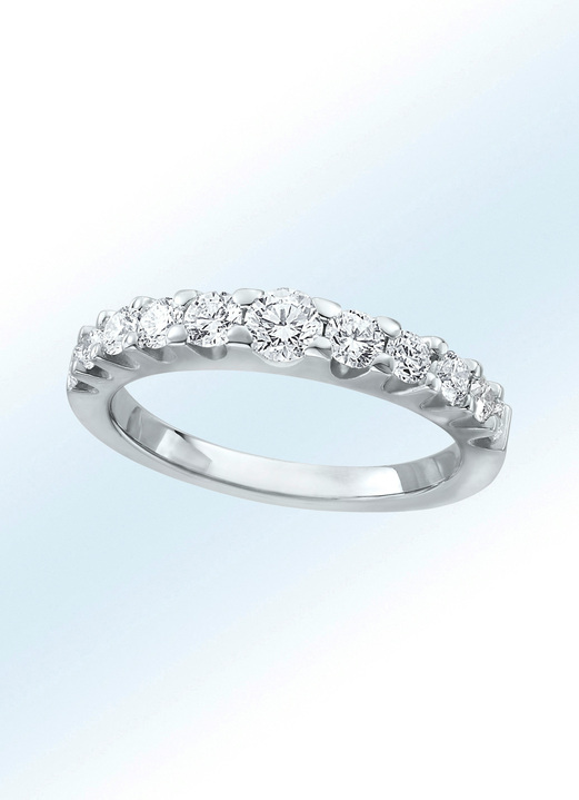 Ringe - Hochwertiger Damenring mit Brillanten, in Größe 160 bis 220, in Farbe