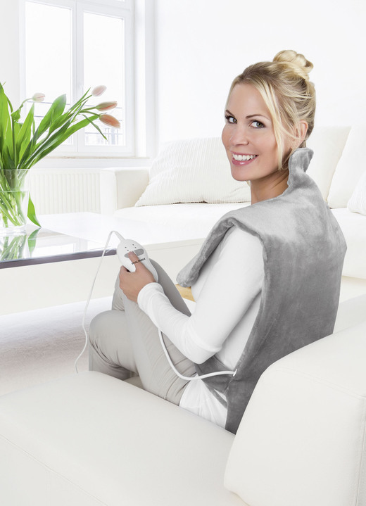 Massage - Vitalmaxx Rücken- und Nacken-Massageheizdecke, in Farbe ANTHRAZIT Ansicht 6