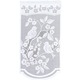 Klassisch - Fenster- und Türbehang Vögelchen, verschiedene Farben – Farbe WEISS Klassisch - Fenster- und Türbehang Vögelchen, verschiedene Farben, in Größe 309 (2xH 80xB40 cm) bis 349 (H180xB90 cm), in Farbe WEISS