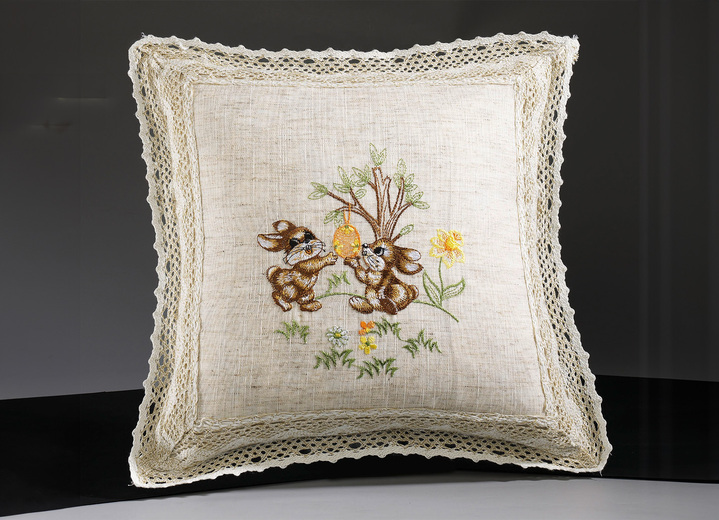 Tischdecken - Accessoires mit Spitze aus dem Hause Schäfer, in Größe 101 (Läufer, 40/ 85 cm) bis 404 (Kissenbezug, 40/ 40 cm), in Farbe  Ansicht 3