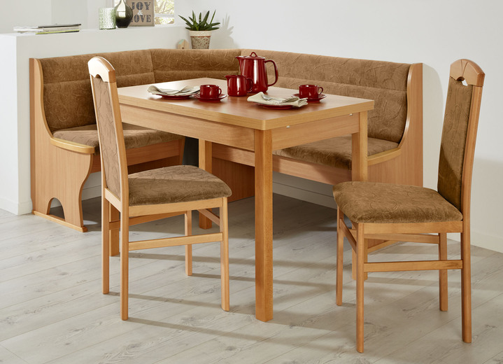 Stühle & Sitzbänke - Stilvolle Esszimmermöbel, in Farbe BUCHE-BEIGE, in Ausführung 2er-Set Stühle Ansicht 1