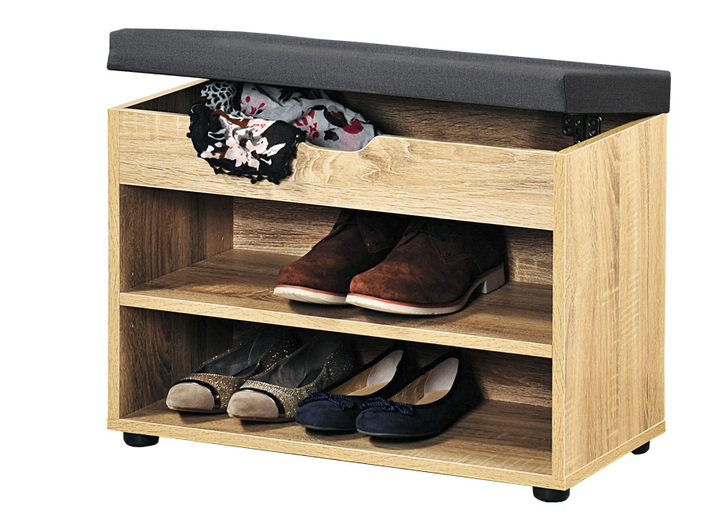 Schuhbank Mit Sitzkissen In 2 Farben Garderobenmobel Bader