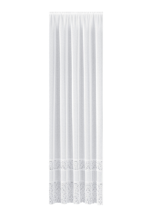 Klassisch - Langstore mit Universalschienenband Ansicht 2 Klassisch - Langstore mit Universalschienenband, in Größe 176 (H175xB250 cm) bis 294 (H245xB500 cm), in Farbe WEISS Ansicht 2