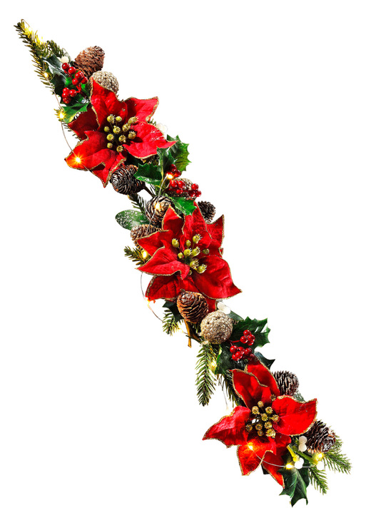 Gestecke & Kränze - Beleuchteter Aufleger, in Farbe GRÜN-ROT Ansicht 1