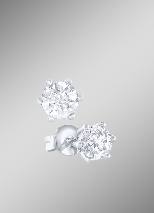 Ohrschmuck - Solitaire-Ohrstecker, in Farbe