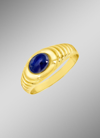 Damenring mit echt Safir