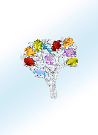 Anstecknadel mit Edelsteine