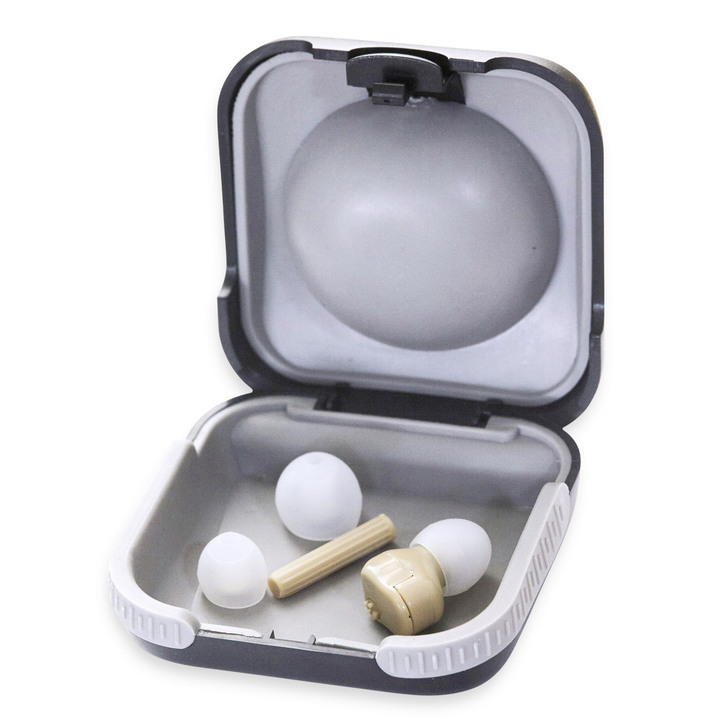 Praktische Hilfsmittel - Sound Genie Mini-Hörverstärker: klein, handlich, überall einsetzbar Ansicht 2 Praktische Hilfsmittel - Sound Genie Mini-Hörverstärker: klein, handlich, überall einsetzbar, in Farbe BEIGE, in Ausführung Mini-Hörverstärker einzel Ansicht 2
