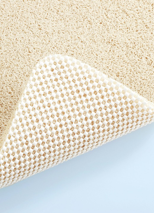 Badhilfen - Wellness Fußmatte: Füße waschen – ohne Bücken Ansicht 2 Badhilfen - Wellness Fußmatte: Füße waschen – ohne Bücken, in Farbe BEIGE, in Ausführung Maße: ca. 50x80 cm Ansicht 2