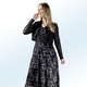 Abendkleider - Kleid mit Bolero – Farbe SCHWARZ-SILBER – Ansicht 1 Abendkleider - Kleid mit Bolero, in Größe 036 bis 052, in Farbe SCHWARZ-SILBER – Farbe SCHWARZ-SILBER – Ansicht 1