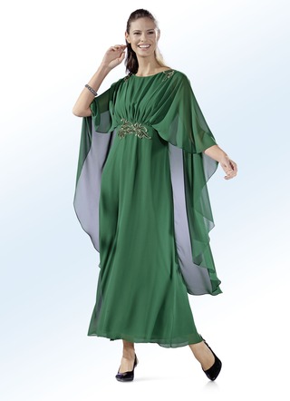 Kleid mit Strasssteinzier