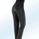 Hosen - Hose mit kontrastfarbener Zierpaspel, in Größe 019 bis 054, in Farbe CHIANTI-SCHWARZ – Farbe D''GRAU-H''GRAU – Ansicht 2