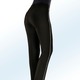 Hosen - Hose mit kontrastfarbener Zierpaspel – Farbe SCHWARZ-H''GRAU – Ansicht 2 Hosen - Hose mit kontrastfarbener Zierpaspel, in Größe 019 bis 054, in Farbe CHIANTI-SCHWARZ – Farbe SCHWARZ-H''GRAU – Ansicht 2