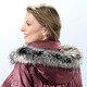 Winterjacken - Jacke mit abnehmbarem Kunstpelz-Besatz – Farbe BORDEAUX Winterjacken - Jacke mit abnehmbarem Kunstpelz-Besatz, in Größe 040 bis 060, in Farbe SCHWARZ