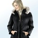 Winterjacken - Jacke mit Reißverschluss unter der Druckerleiste – Farbe SCHWARZ Winterjacken - Jacke mit Reißverschluss unter der Druckerleiste, in Größe 036 bis 052, in Farbe SCHWARZ