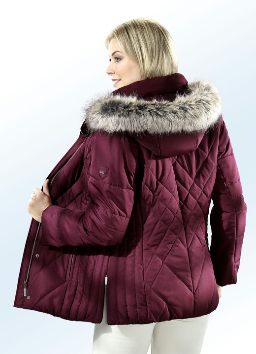 Jacke In 2 Farben Mit Kunstpelz Besatz Jacken Mantel Bader