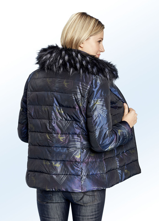 Jacken & Mäntel - Jacke mit Blätterdruck, in Größe 034 bis 050, in Farbe ANTHRAZIT-BUNT Ansicht 1