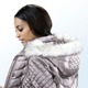 Winterjacken - Jacke mit weißer Kontrastpaspelierung – Farbe PLATIN – Ansicht 2 Winterjacken - Jacke mit weißer Kontrastpaspelierung, in Größe 018 bis 052, in Farbe BORDEAUX – Farbe PLATIN – Ansicht 2