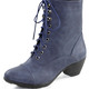 Stiefel & Stiefeletten - Andrea Conti, modische Damen-Stiefeletten, Winterschuhe, mit Reißverschluss, in Größe 036 bis 042, in Farbe MARINE – Farbe MARINE – Ansicht 1