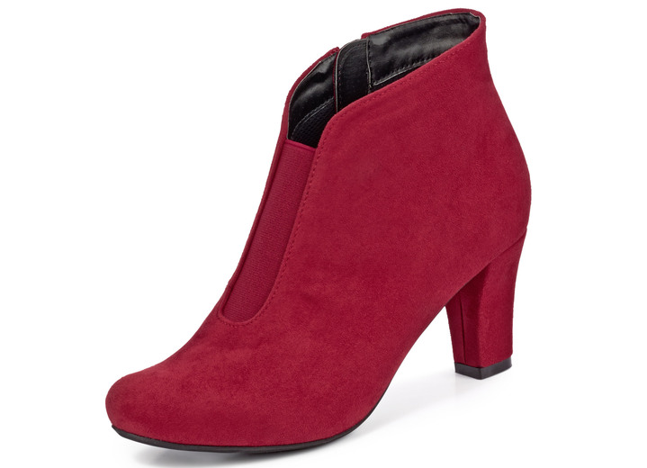 Stiefel & Stiefeletten - Andrea Conti Stiefelette mit eingesetztem Gummizug, in Größe 035 bis 041, in Farbe ROT
