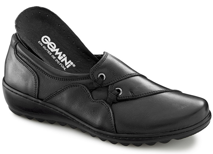 - Gemini Slipper aus Rind-Nappaleder, in Größe 036 bis 042, in Farbe SCHWARZ Ansicht 2