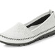 Slipper & Schnürschuhe - Gemini Mokassin-Slipper mit toller Prägung – Farbe WEISS – Ansicht 1 Slipper & Schnürschuhe - Gemini Mokassin-Slipper mit toller Prägung, in Größe 036 bis 042, in Farbe JEANSBLEU – Farbe WEISS – Ansicht 1