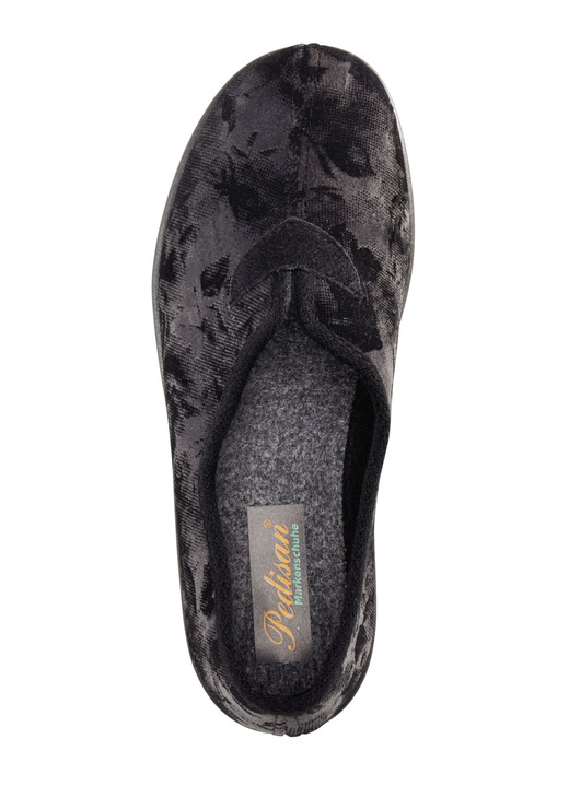 Hausschuhe - Klassische Damen-Hausschuhe, Weite H, mit anatomisch geformtem Fußbett, in Größe 036 bis 042, in Farbe GRANATROT Ansicht 5