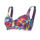 Bikinis - Bikini mit herausnehmbaren Softschalen, Zierschlaufe und Druckdessin allover – Farbe ROT-BUNT – Ansicht 3 Bikinis - Bikini mit herausnehmbaren Softschalen, Zierschlaufe und Druckdessin allover, in Größe 036 bis 050, in Cup D, in Farbe ROT-BUNT – Farbe ROT-BUNT – Ansicht 3