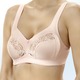 Soft-BH - Swegmark of Sweden BH mit Spitzeneinsätzen, in Größe 075 bis 110, in Cup D, in Farbe WEISS – Farbe ROSÉ – Ansicht 2