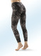 - Zweierpack komfortable Leggings mit Dehnbund, in Größe L (44/46) bis XXL (52/54), in Farbe 1X TAUPE-SCHWARZ BEDRUCKT, 1X SCHWARZ – Farbe 1X TAUPE-SCHWARZ BEDRUCKT, 1X SCHWARZ – Ansicht 2