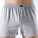 Pants & Boxershorts - Fünferpack Boxershorts aus BIO-Baumwolle mit Eingriff, uni und meliert, in Größe 3XL (9) bis XXL (8), in Farbe 3X SCHWARZ, 2X GRAU MELIERT – Farbe 3X SCHWARZ, 2X GRAU MELIERT – Ansicht 2