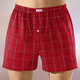 Pants & Boxershorts - Mehrfachpack Boxershorts mit knöpfbarem Eingriff, bunt, in Größe 005 bis 016, in Farbe 1X SCHWARZ-BUNT, 1X ROT-BUNT, 1X SCHWARZ UNI, in Ausführung Dreierpack Boxershorts – Farbe 1X SCHWARZ-BUNT, 1X ROT-BUNT, 1X SCHWARZ UNI – Ansicht 2