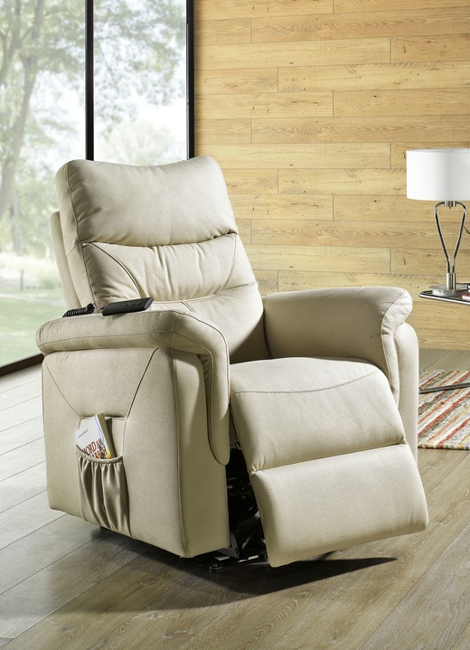 TV-Sessel / Relax-Sessel - Relax-Sessel mit Aufstehhilfe, in Farbe BEIGE, in Ausführung Ohne Massagefunktion Ansicht 1