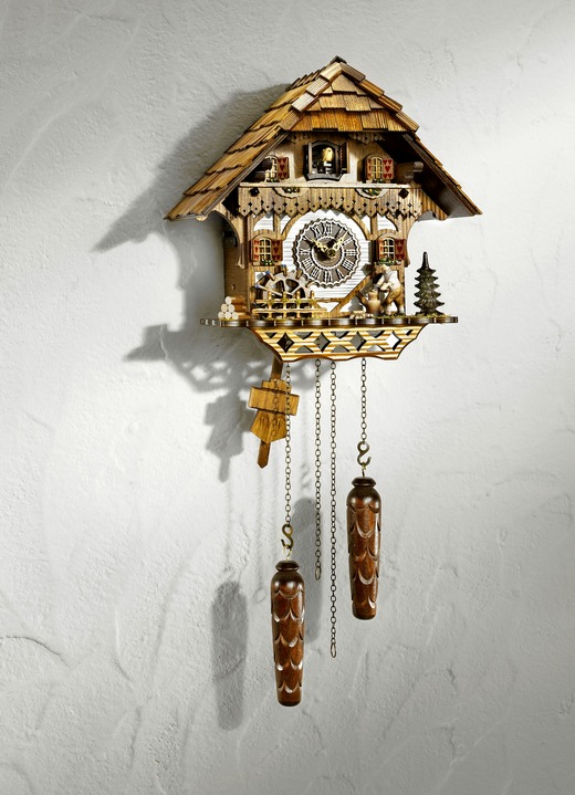 Uhren - Kuckucksuhr aus Holz, in Farbe BRAUN, in Ausführung Kuckucksuhr klein