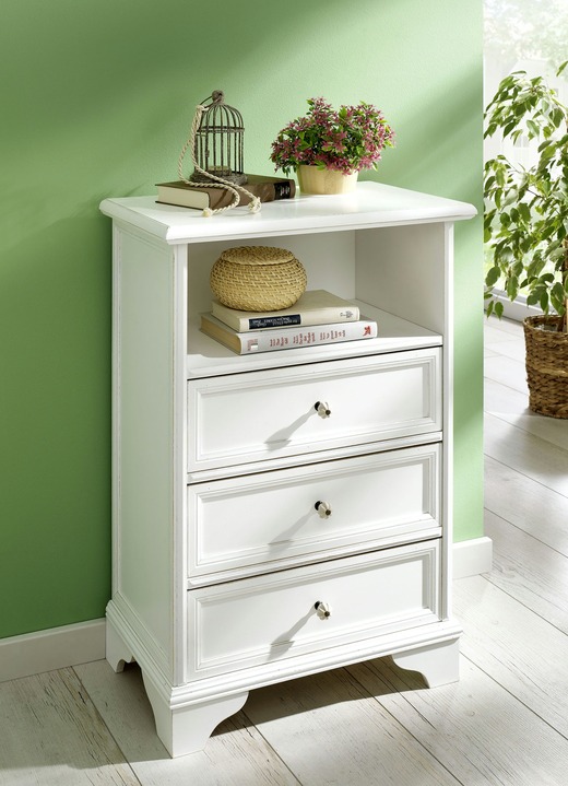 Kommoden - Teilmassive Kommoden mit Metallknöpfen, in Farbe NATUR, in Ausführung Kommode, 1-türig Ansicht 3