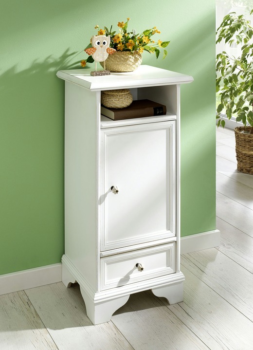 Kommoden - Teilmassive Kommoden mit Metallknöpfen, in Farbe NATUR, in Ausführung Kommode, 1-türig Ansicht 4