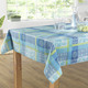 Tischdecken - Tischdecke aus 100% Baumwolle mit Acryl-Versiegelung, in Größe 110 (Tischdecke, 110/140 cm) bis 190 (Tischdecke oval, 140/190 cm), in Farbe BLAU – Farbe BLAU – Ansicht 1