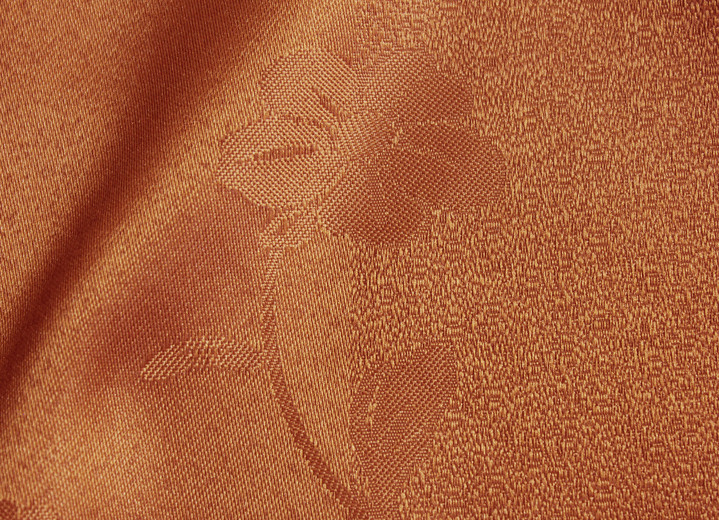 Klassisch - Exquisiter Einzelschal mit edlem Glanz, in Größe 364 (H150xB132 cm) bis 899 (2er-Pack Raffhalter, ca. 60 cm), in Farbe NATUR Ansicht 6