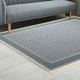 Modern - Brücken und Teppiche in Sisaloptik – Farbe BLAU – Ansicht 1 Modern - Brücken und Teppiche in Sisaloptik, in Größe 111 (Brücke, 60x110 cm) bis 282 (Teppich, 200x290 cm), in Farbe BLAU – Farbe BLAU – Ansicht 1