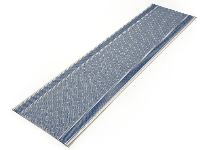 Läufer & Stufenmatten - Läufer nach Wunschmaß in Sisaloptik, in Größe 102 (Läufer, 67 cm breit) bis 106 (Läufer, 100 cm breit), in Farbe BLAU Ansicht 1