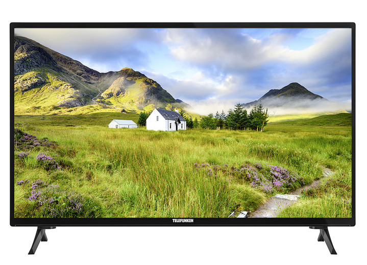 Fernseher - Telefunken Full-HD-LED-Fernseher zum super Preis-/Leistungsverhätnis, in Farbe SCHWARZ Ansicht 1
