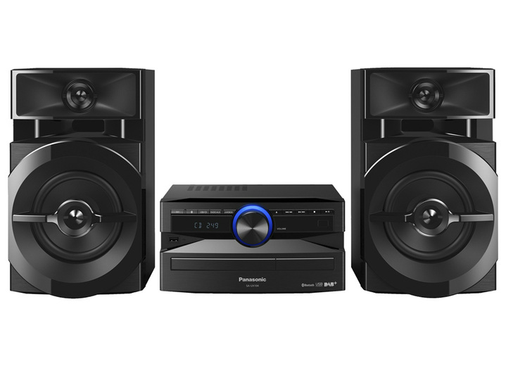 Musikanlagen - Panasonic Stereoanlage SC-UX104 Ansicht 2 Musikanlagen - Panasonic Stereoanlage SC-UX104, in Farbe SCHWARZ Ansicht 2