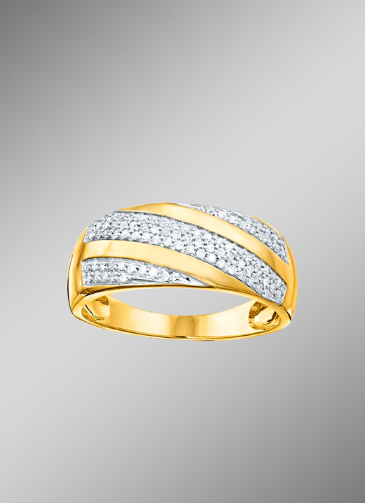 Ringe - Bezaubernder Damenring mit 87 Diamanten, in Farbe  Ansicht 1