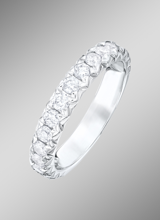 Ringe - Memoire-Brillantring in verschiedenen Karatgewichten, in Größe 160 bis 220, in Farbe  Ansicht 4