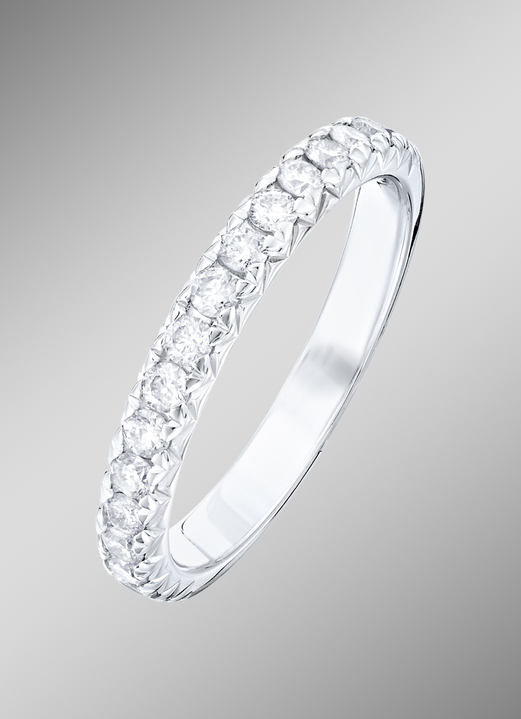 Ringe - Memoire-Brillantring in verschiedenen Karatgewichten, in Größe 160 bis 220, in Farbe  Ansicht 5