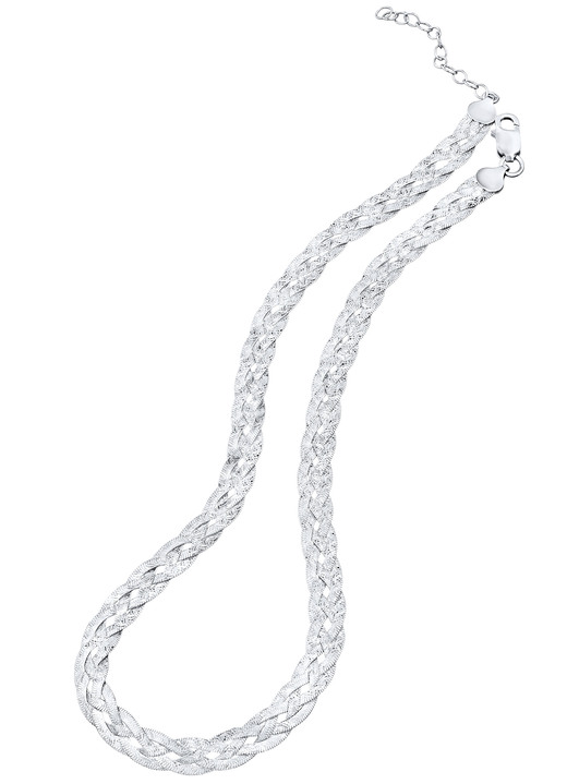 - Diamantierte Zopf-Geflechtkette, in Farbe  Ansicht 2