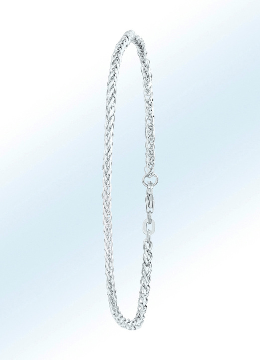 Armbänder - Zopfketten-Armband mit Karabiner, in Farbe  Ansicht 1
